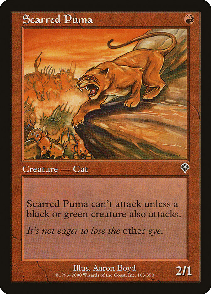 Scarred Puma [Invasion] | Fandemonia Ltd