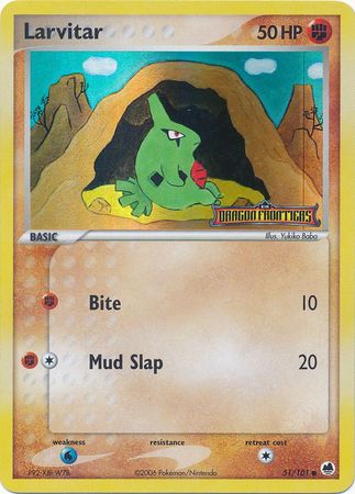 Larvitar (51/101) (Stamped) [EX: Dragon Frontiers] | Fandemonia Ltd