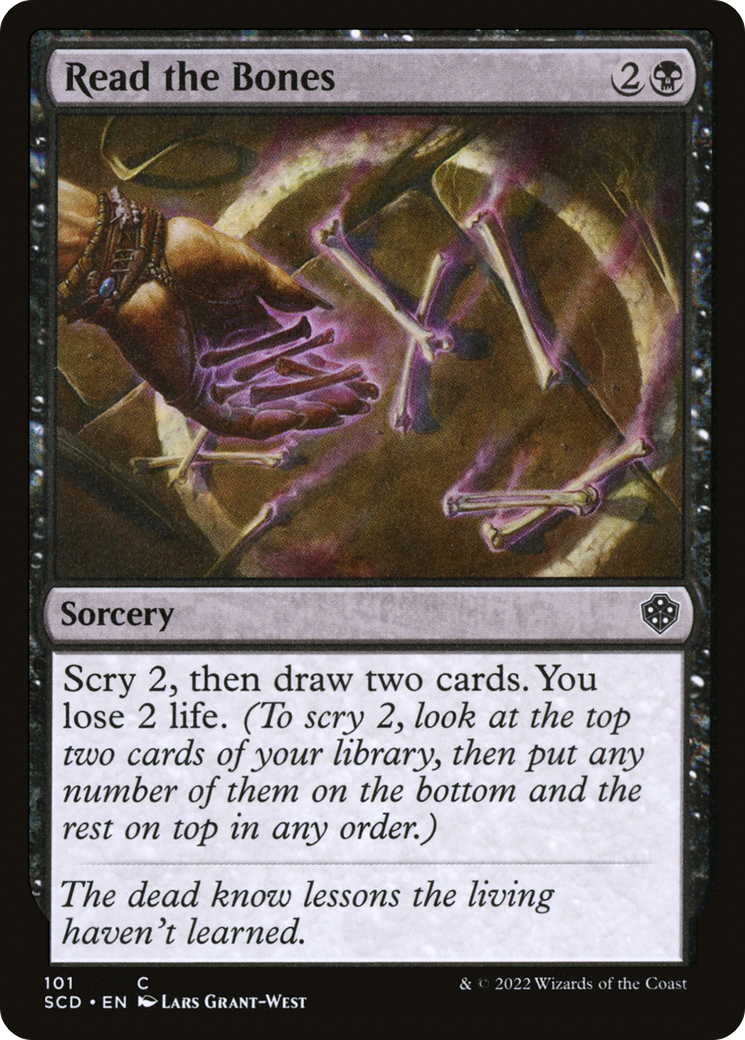 Read the Bones [Starter Commander Decks] | Fandemonia Ltd