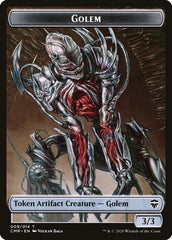 Golem // Thrull Token [Commander Legends Tokens] | Fandemonia Ltd