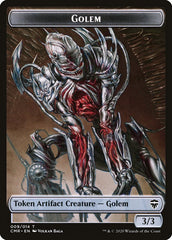 Golem // Zombie Token [Commander Legends Tokens] | Fandemonia Ltd