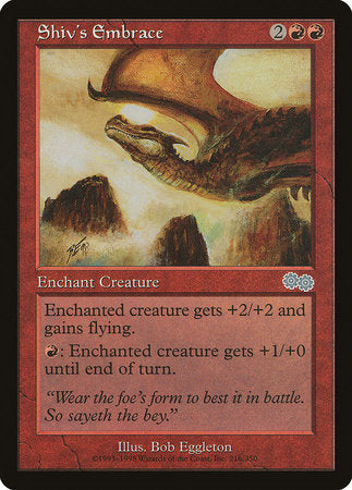 Shiv's Embrace [Urza's Saga] | Fandemonia Ltd