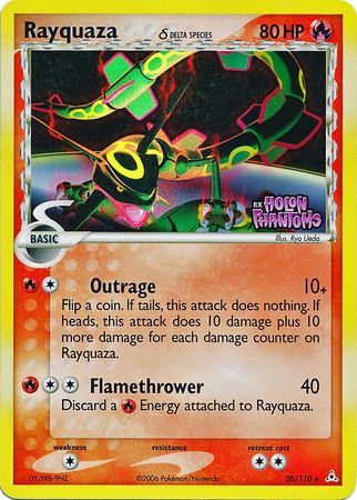 Rayquaza (26/110) (Delta Species) (Stamped) [EX: Holon Phantoms] | Fandemonia Ltd