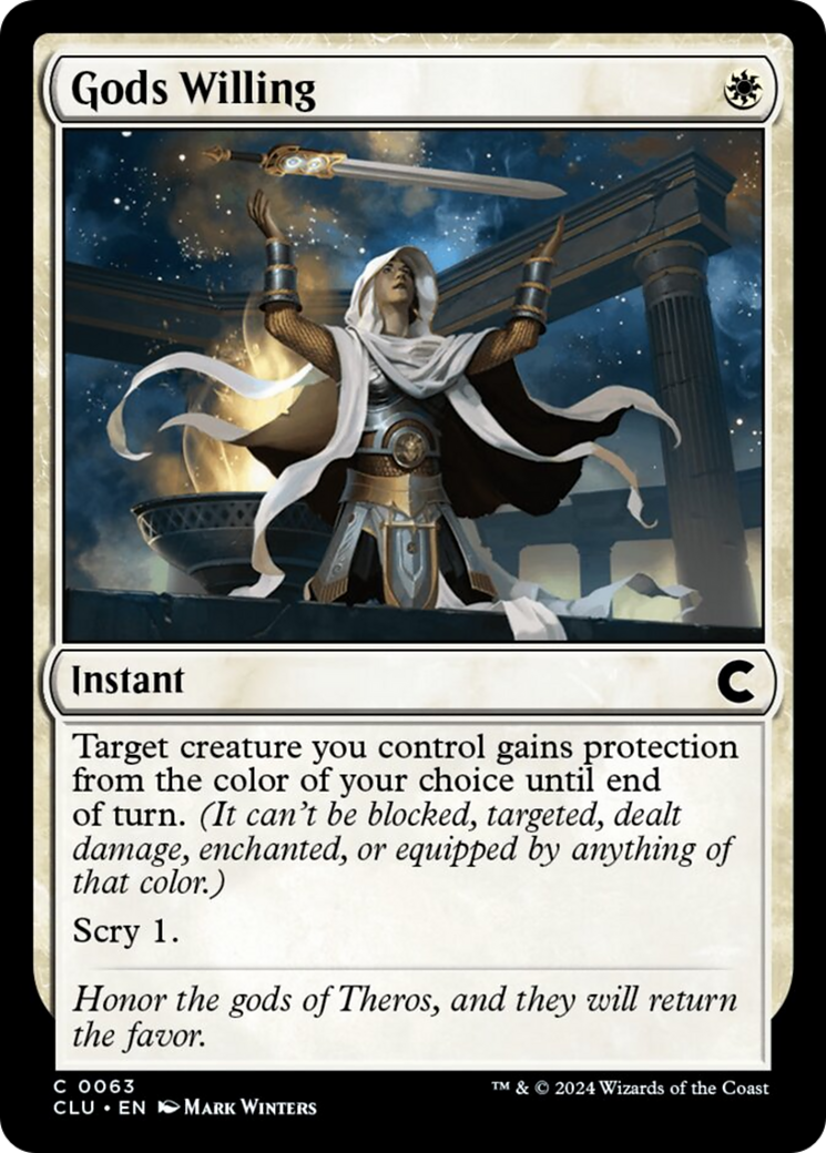 Gods Willing [Ravnica: Clue Edition] | Fandemonia Ltd