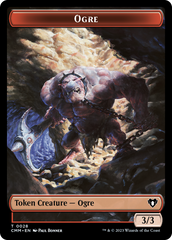 Treasure // Ogre Double-Sided Token [Commander Masters Tokens] | Fandemonia Ltd