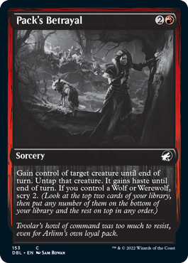 Pack's Betrayal [Innistrad: Double Feature] | Fandemonia Ltd