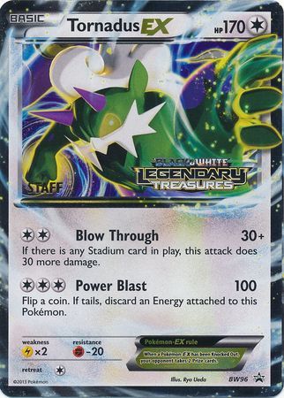 Tornadus EX (BW96) (Staff Prerelease Promo) [Black & White: Black Star Promos] | Fandemonia Ltd