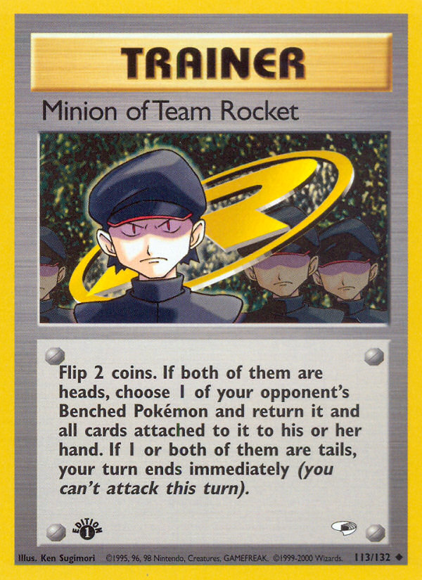 Minion of Team Rocket (113/132) [Gym Heroes 1st Edition] | Fandemonia Ltd
