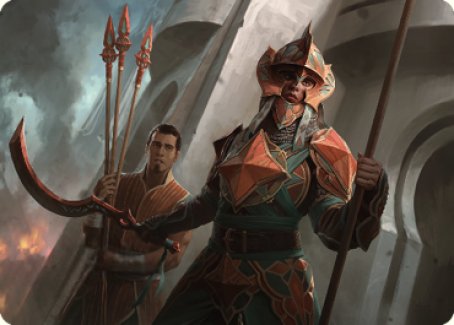 Siege Veteran Art Card [The Brothers' War Art Series] | Fandemonia Ltd