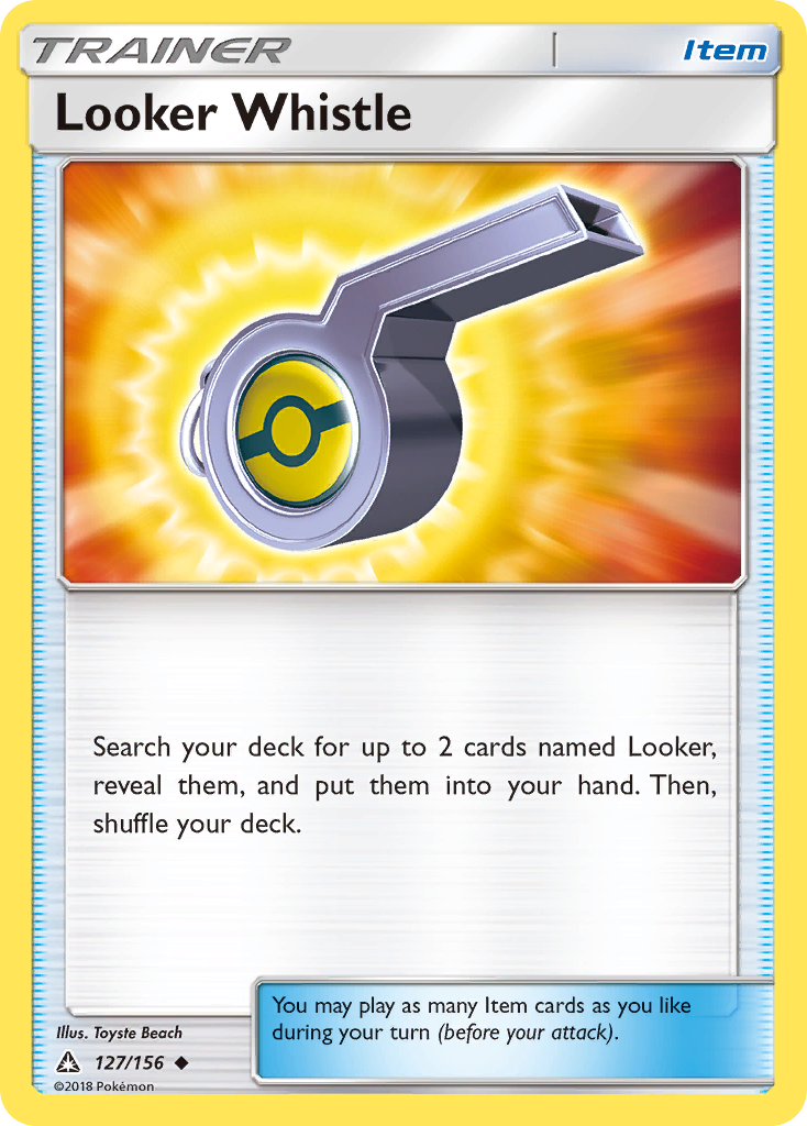 Looker Whistle (127/156) [Sun & Moon: Ultra Prism] | Fandemonia Ltd