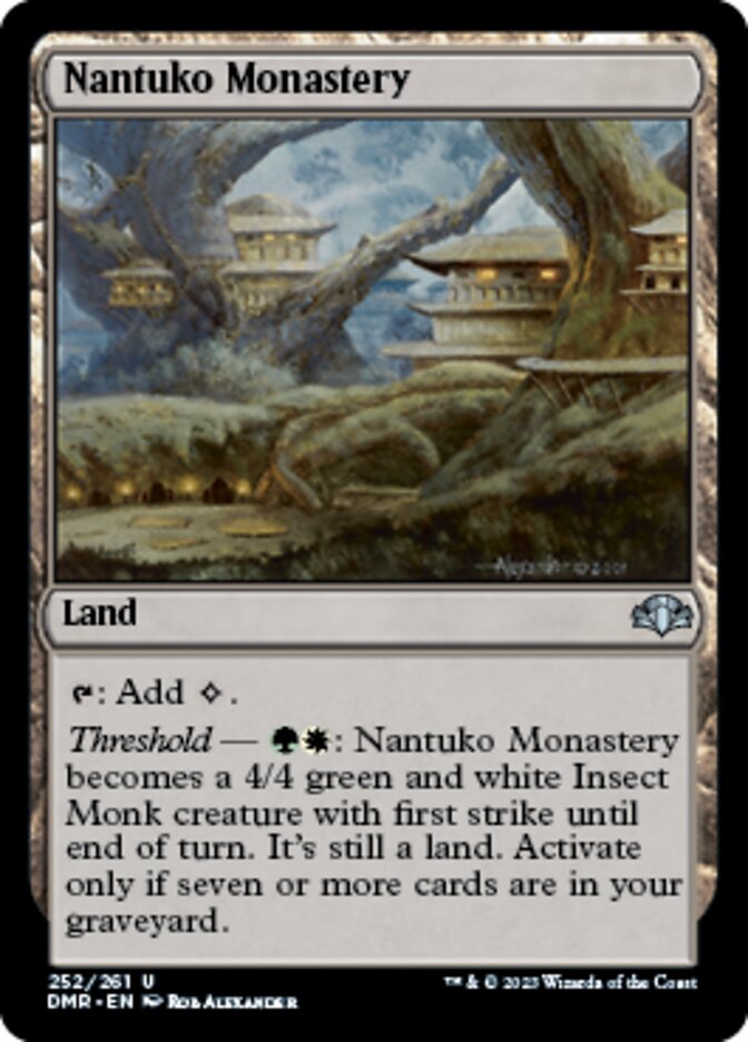 Nantuko Monastery [Dominaria Remastered] | Fandemonia Ltd