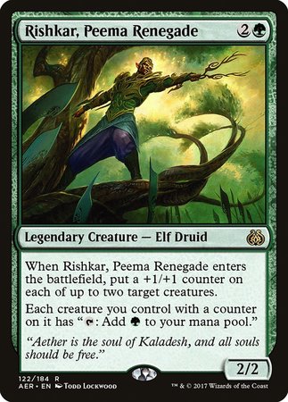 Rishkar, Peema Renegade [Aether Revolt] | Fandemonia Ltd