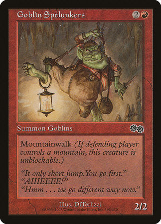 Goblin Spelunkers [Urza's Saga] | Fandemonia Ltd