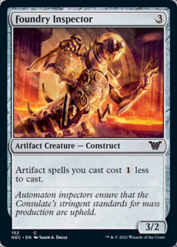 Foundry Inspector [Kamigawa: Neon Dynasty Commander] | Fandemonia Ltd