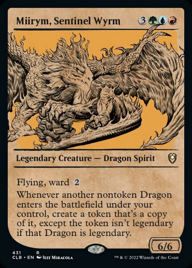 Miirym, Sentinel Wyrm (Showcase) [Commander Legends: Battle for Baldur's Gate] | Fandemonia Ltd