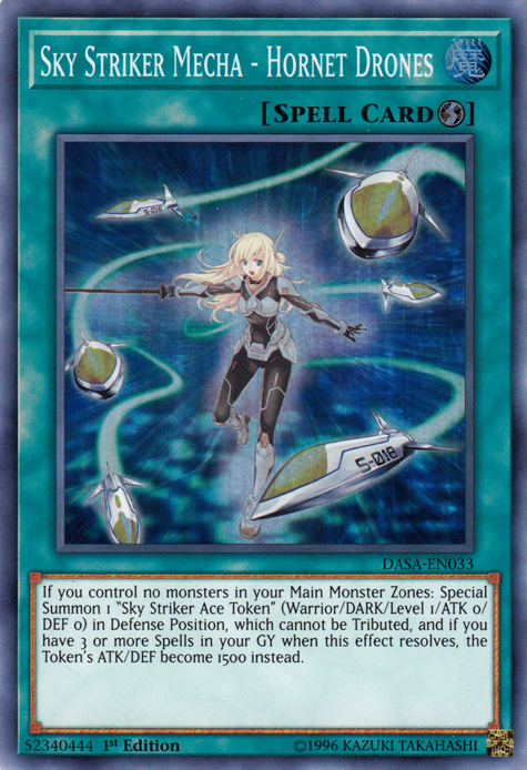 Sky Striker Mecha - Hornet Drones [DASA-EN033] Super Rare | Fandemonia Ltd