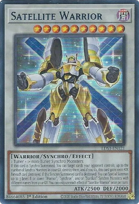 Satellite Warrior (Blue) [LDS3-EN121] Ultra Rare | Fandemonia Ltd