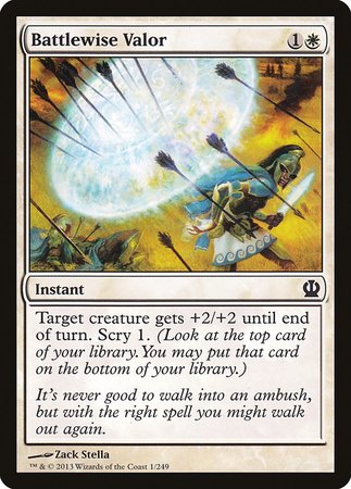 Battlewise Valor [Theros] | Fandemonia Ltd