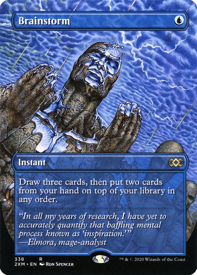 Brainstorm (Borderless) [Double Masters] | Fandemonia Ltd