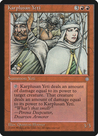 Karplusan Yeti [Ice Age] | Fandemonia Ltd