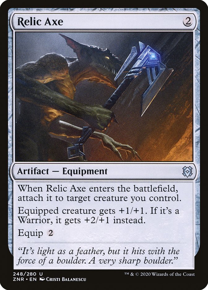 Relic Axe [Zendikar Rising] | Fandemonia Ltd