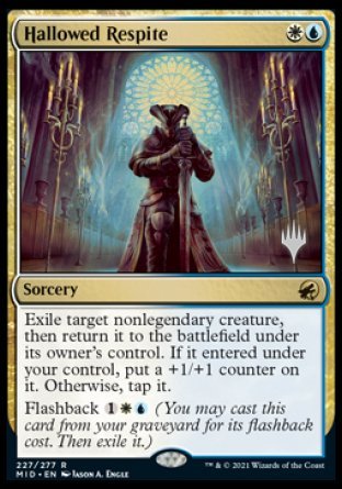 Hallowed Respite (Promo Pack) [Innistrad: Midnight Hunt Promos] | Fandemonia Ltd