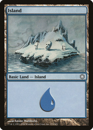 Island (374) [Coldsnap Theme Decks] | Fandemonia Ltd