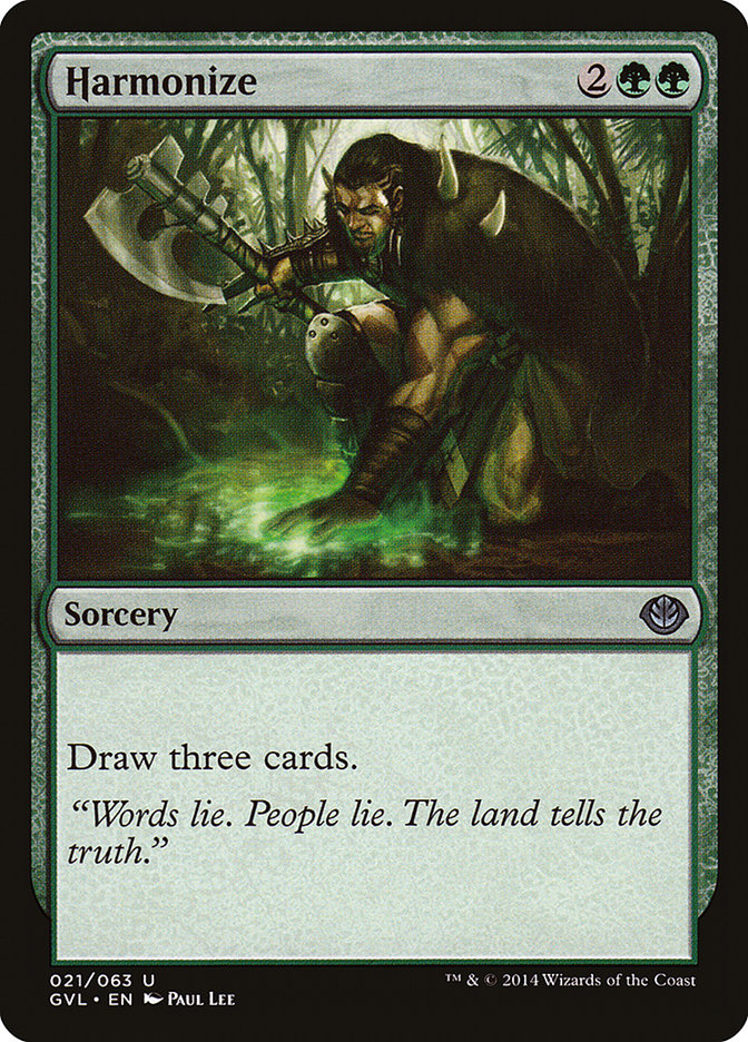 Harmonize (Garruk vs. Liliana) [Duel Decks Anthology] | Fandemonia Ltd