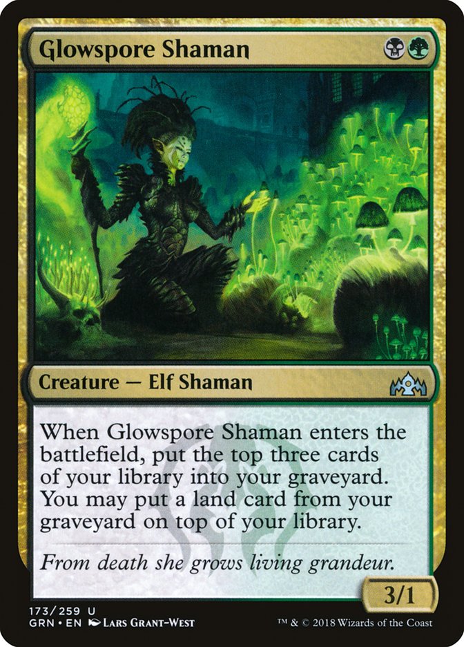 Glowspore Shaman [Guilds of Ravnica] | Fandemonia Ltd
