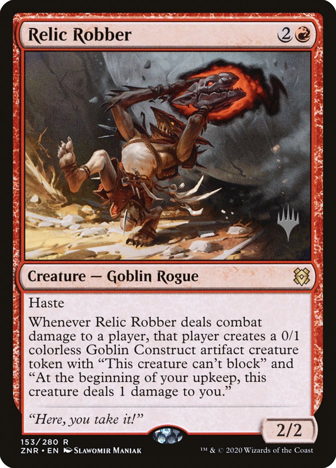 Relic Robber (Promo Pack) [Zendikar Rising Promos] | Fandemonia Ltd