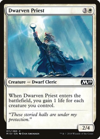 Dwarven Priest [Core Set 2019] | Fandemonia Ltd