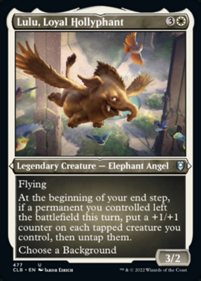 Lulu, Loyal Hollyphant (Foil Etched) [Commander Legends: Battle for Baldur's Gate] | Fandemonia Ltd