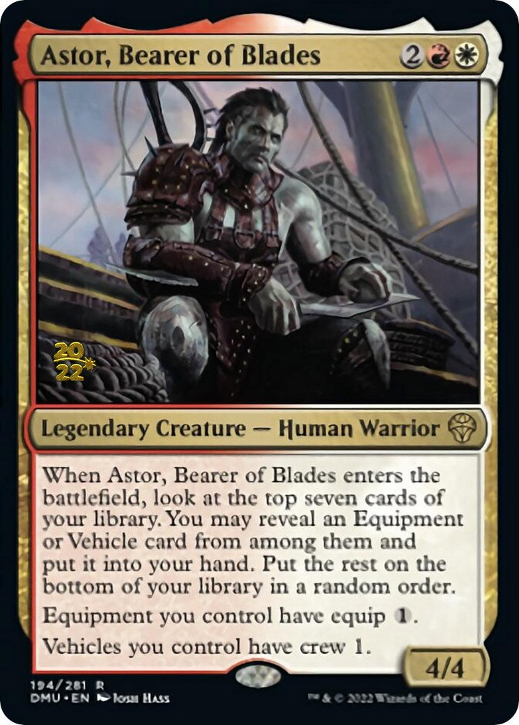 Astor, Bearer of Blades [Dominaria United Prerelease Promos] | Fandemonia Ltd