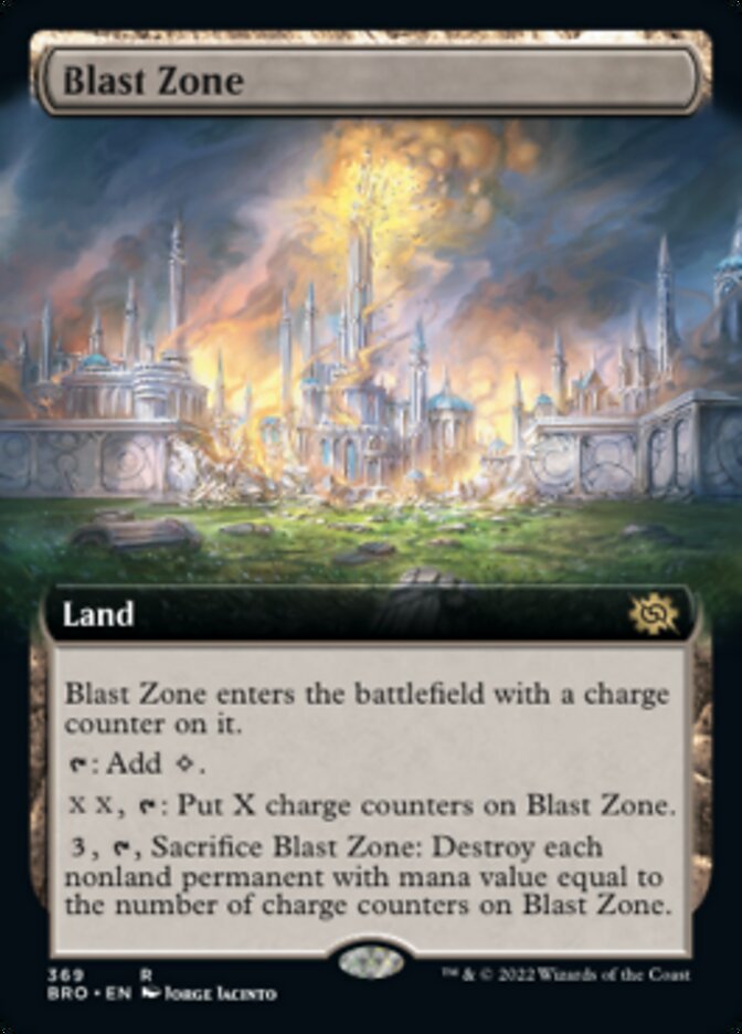 Blast Zone (Extended Art) [The Brothers' War] | Fandemonia Ltd