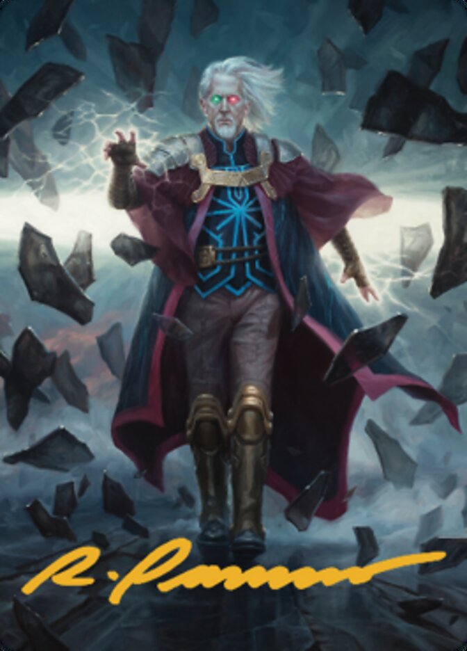 Urza, Planeswalker Art Card (Gold-Stamped Signature) [The Brothers' War Art Series] | Fandemonia Ltd