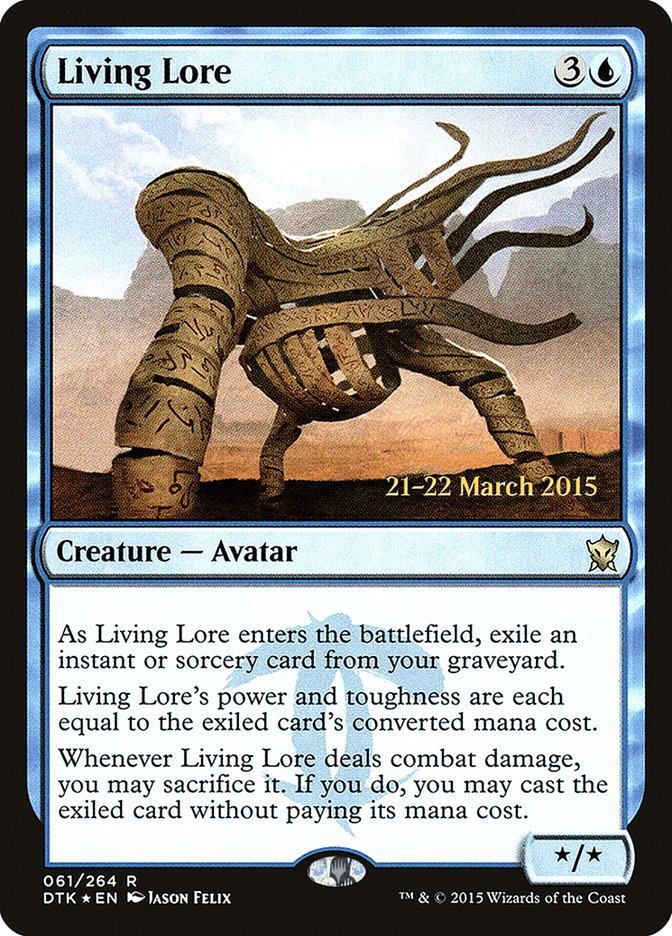 Living Lore  [Dragons of Tarkir Prerelease Promos] | Fandemonia Ltd