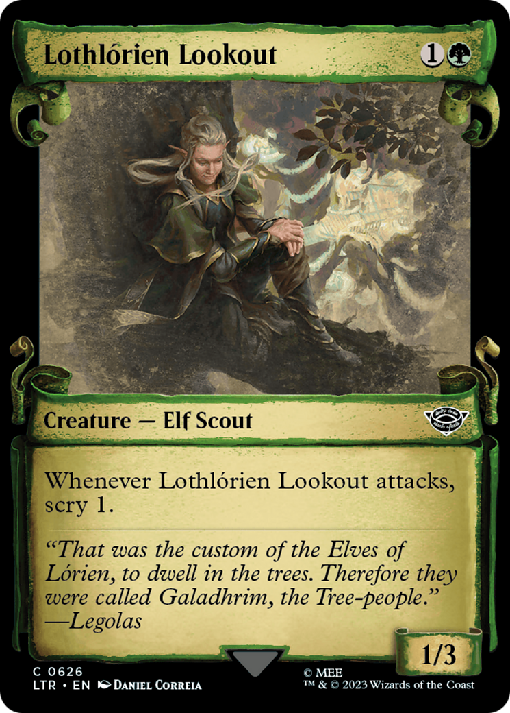 Lothlorien Lookout [The Lord of the Rings: Tales of Middle-Earth Showcase Scrolls] | Fandemonia Ltd