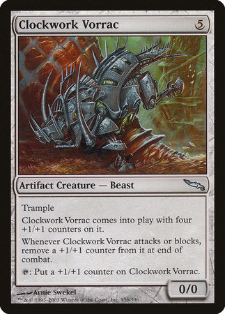 Clockwork Vorrac [Mirrodin] | Fandemonia Ltd