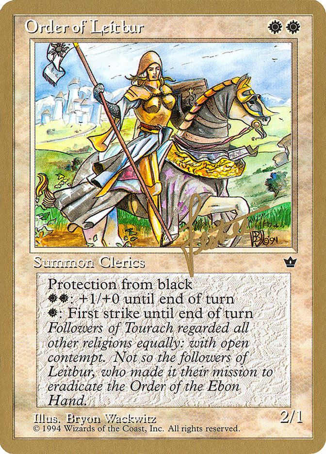 Order of Leitbur (Female) (Bertrand Lestree) [Pro Tour Collector Set] | Fandemonia Ltd