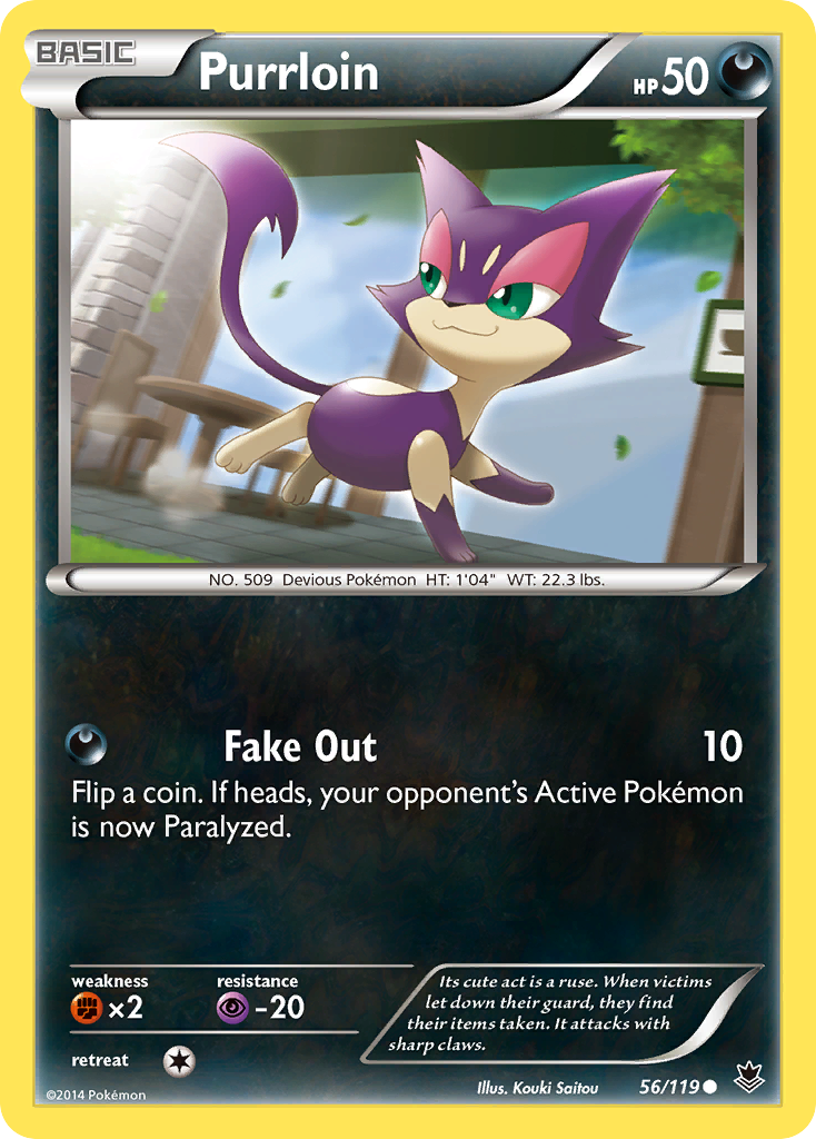 Purrloin (56/119) [XY: Phantom Forces] | Fandemonia Ltd