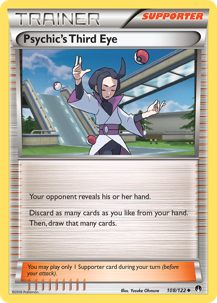 Psychic's Third Eye (108/122) [XY: BREAKpoint] | Fandemonia Ltd