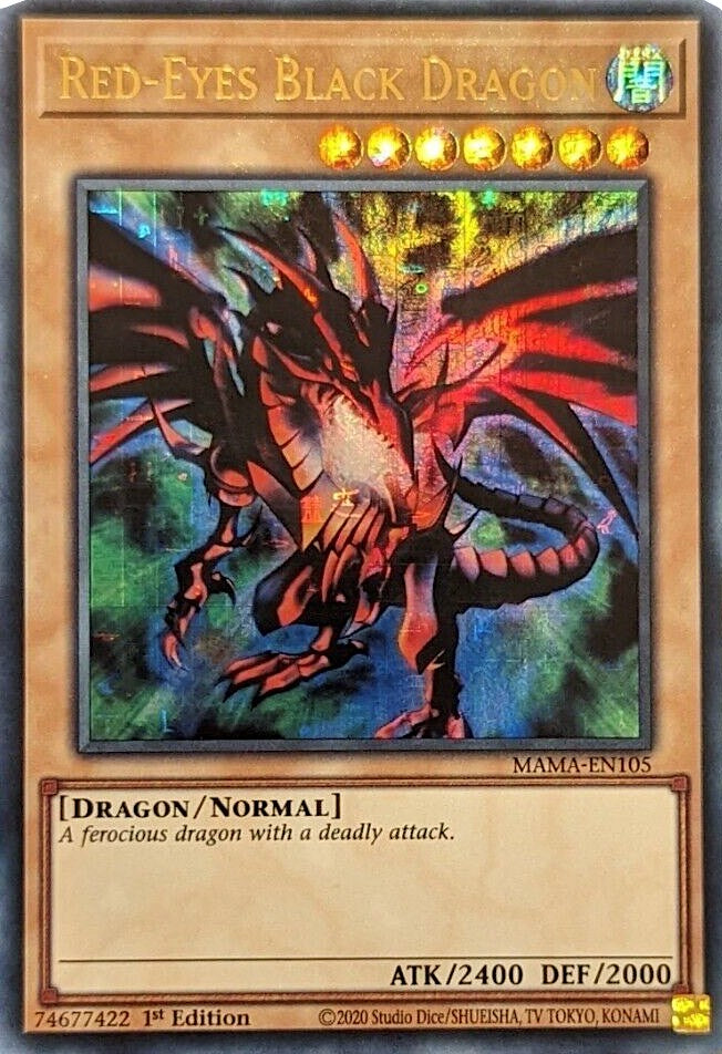 Red-Eyes Black Dragon [MAMA-EN105] Ultra Pharaoh's Rare | Fandemonia Ltd