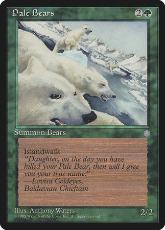 Pale Bears [Ice Age] | Fandemonia Ltd