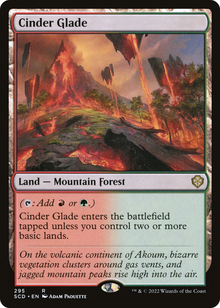 Cinder Glade [Starter Commander Decks] | Fandemonia Ltd