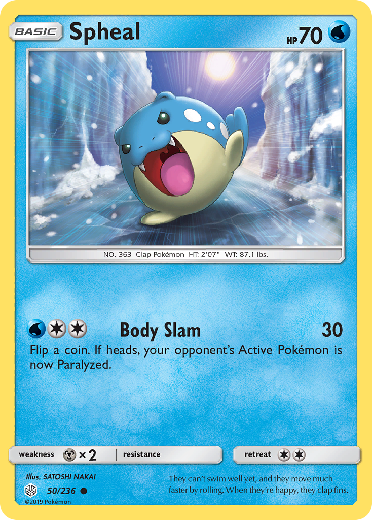 Spheal (50/236) [Sun & Moon: Cosmic Eclipse] | Fandemonia Ltd