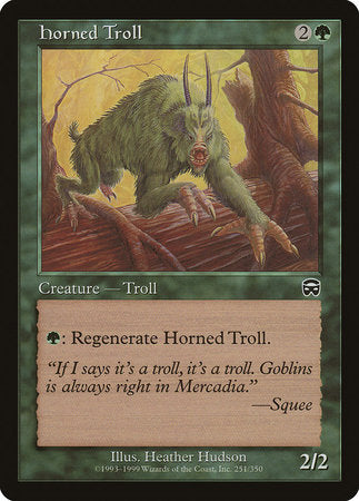Horned Troll [Mercadian Masques] | Fandemonia Ltd