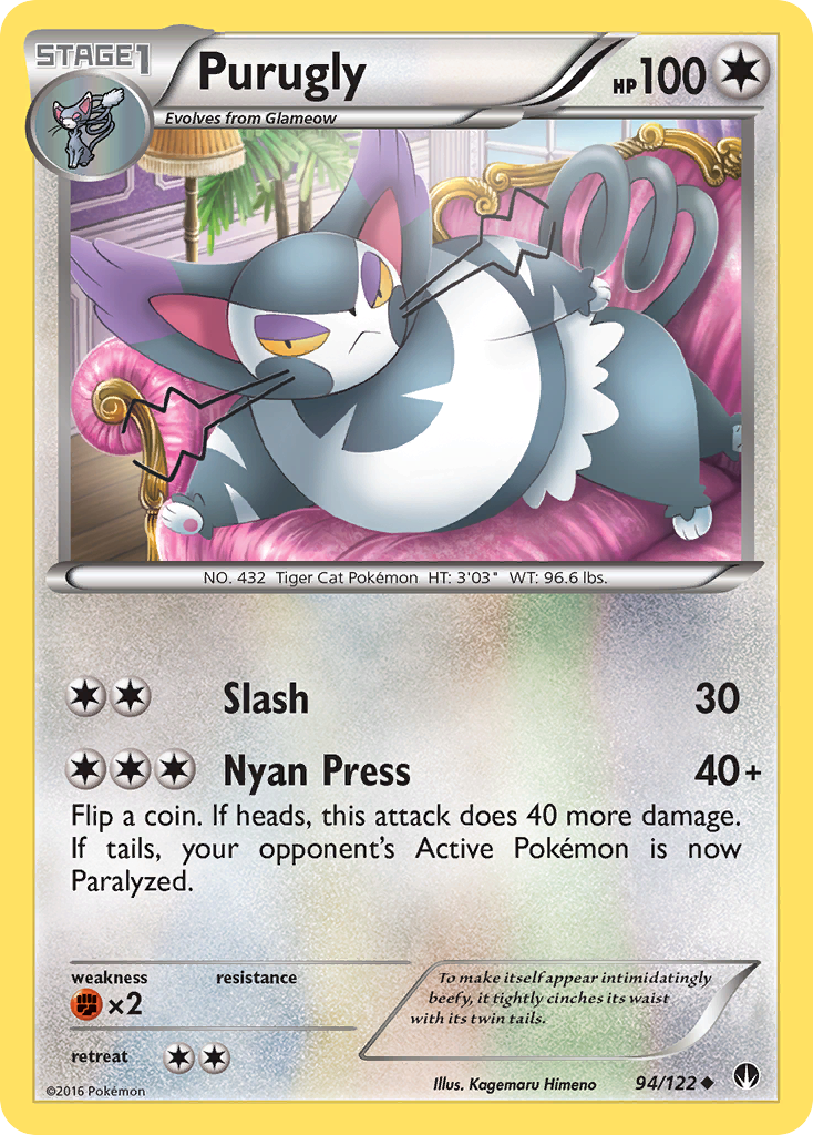 Purugly (94/122) [XY: BREAKpoint] | Fandemonia Ltd