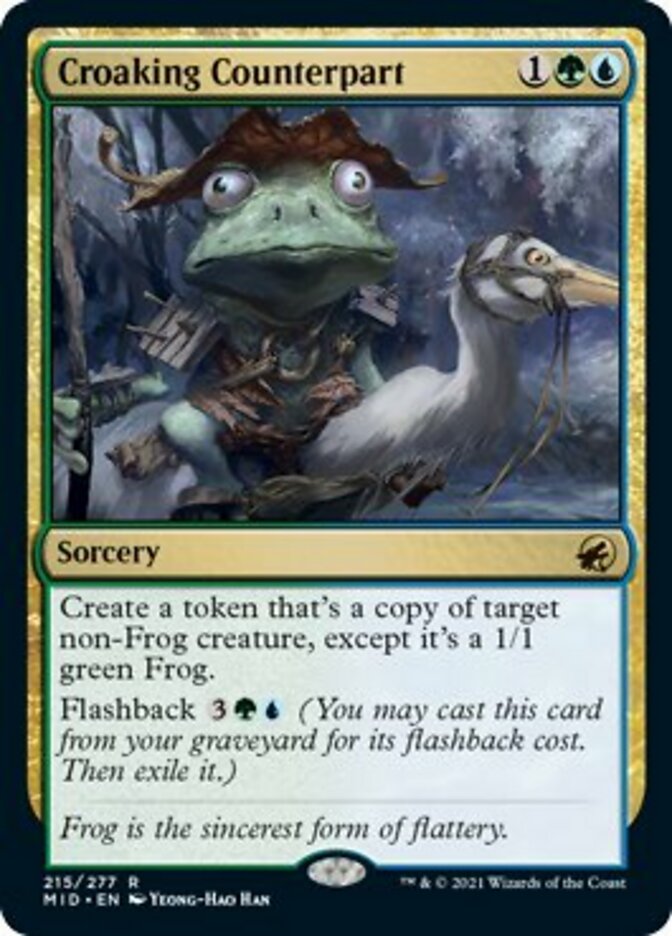 Croaking Counterpart [Innistrad: Midnight Hunt] | Fandemonia Ltd