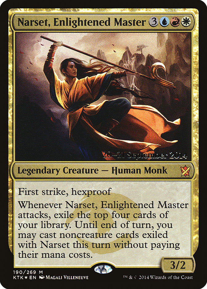 Narset, Enlightened Master  [Khans of Tarkir Prerelease Promos] | Fandemonia Ltd