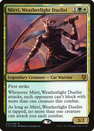 Mirri, Weatherlight Duelist [Commander 2017] | Fandemonia Ltd